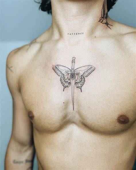 pretty chest tattoos|simple chest tattoos for men.